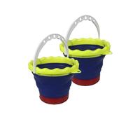 EXAOMBLE Cubo Plegable para Lavar Pinceles de Látex Asa, Recipiente Portátil para Acuarela Adecuado para Clase de Arte y Uso al Aire Libre Color Aleatorio Varios estilos