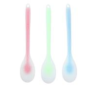 EXAOMBLE de Silicona Diseño para Aliviar Músculos y Reducir 3 Piezas para Masaje Corporal Mango Largo en Pies y Cuerpo