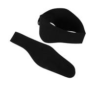 EXAOMBLE Diadema para Natación y Deportes Acuáticos, Protección Auditiva para Nadadores, Material Cómodo de Tejido Negro, Pack de 2 Piezas para Adultos y Niños
