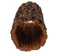 EXAOMBLE Escondite para Reptiles y Anfibios en Tronco de Madera Natural 20x10x10cm Decoración para Terrarios y Refugio Húmedo para Hábitats Bioactivos