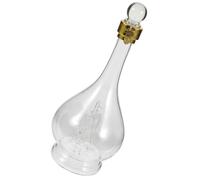 EXAOMBLE Estable y Cómodo al Tacto Decantador de de Borosilicato de 500 Ml Diseño de Botella Estilizada Adecuado para Vino, Whisky y Cócteles Hogar
