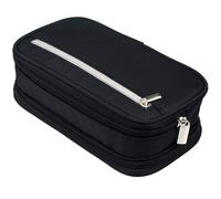 EXAOMBLE Estuche Multifuncional de Gran Capacidad para Bolígrafos, Bolsa de Almacenamiento de Poliéster Diseño Simple y Múltiples Capas para Oficina y Familia