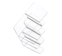 EXAOMBLE Expositor de Acrílico Trapezoidal Multiusos para Joyas y Anteojos Organizador Transparente Estante de Exhibición Moderno para Tiendas y Hogar Soporte Decorativo de Múltiples Capas