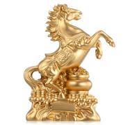EXAOMBLE Figura Decorativa de Caballo del Zodiaco en Resina para Adornar Escritorios y Salones, Escultura Feng Shui para Atraer Riqueza y Prosperidad 2026