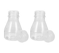 EXAOMBLE Frascos de Cultivo de Tejidos 150 Ml Resistentes al Calor, Matraces de Muestra de Cultivo Celular de Plástico Duradero, 2 Unidades para Uso de Laboratorio y Conservación de Cepas