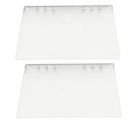 EXAOMBLE Funda Acrílica Mate para Carpeta A6 Cubierta Rígida Transparente, Protección Duradera para Cuaderno Recargable, Práctica para Viajeros y Uso Escolar
