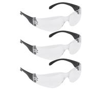 EXAOMBLE Gafas de Ciclismo para Montar al Aire Libre Protección contra Viento y Arena, 3 Pares Ligeros de Plástico Ideales para Celebracion Verano en Camping y Senderismo