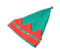 EXAOMBLE Gorro de Navidad Rojo para Adultos de Material Sintético, No Se Desvanece, Piel Amigable, Adecuado para Fiestas en Casa y Actuaciones en Escenario