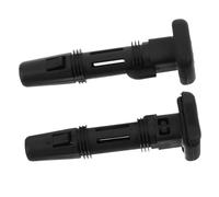 EXAOMBLE Guías Ajustables Para Postes De Reposacabezas De Asiento, 2 Insertos De Plástico Resistentes, Aptos Para Asientos Delanteros y Traseros, Instalación Rápida y Segura