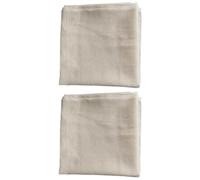 EXAOMBLE Juego de 2 Paños de Cocina de Algodón para Colador y Elaboración de Queso, Gasa Transpirable y Reutilizable Color Caqui, Adecuado para Hornear y Bañar Pavo