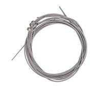 EXAOMBLE Juego de Cuerdas Acero Inoxidable Plata, 4 Piezas Vibración Estable y Larga Duración, Adecuado para Principiantes y Músicos en Presentaciones