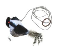 EXAOMBLE Juguete Colgante Interactivo para Gatos Forma De Pájaro Accesorio Divertido para Kittens Estimula La Diversión Vínculo Entre Mascotas y Dueños para Combate del Aburrimiento