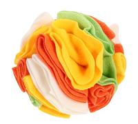 EXAOMBLE Juguete para Perros Bola de Alimentación Lenta de Polar Fleece para Ejercicio Mental y Entretenimiento en Casa o Jardín