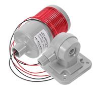 EXAOMBLE Luz de Torre LED Industrial 24v, 1 Capa sin Zumbador, Señalización para Maquinaria, Lámpara de Advertencia PC y Abs, Columna de Luz de Señal para Uso en Control y Emergencia