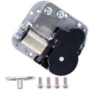 EXAOMBLE Mecanismo para Caja Musical Movimiento de Hierro y Abs, Repuesto de Relojería para Caja de Música Pequeña DIY, Sonido Nítido y Melodía de 3-4 Minutos para Decoración del Hogar