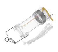 EXAOMBLE Muestreador de Agua de Río de 1l Cilindro de Muestreo Vertical en Acero Inoxidable y Acrílico para Investigación Versátil en Estanques y Ríos Color Aleatorio