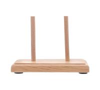 EXAOMBLE Organizador de Madera para Carretes de Hilo Diseño de 2 Columnas y Ranuras Dobles, Compatible Hilos de Bordado para Manualidades en Casa y Proyectos de Acolchado