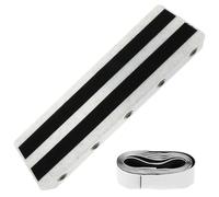 EXAOMBLE Pedalera de Efectos para Organizar Pedales de Efectos para Guitarra Eléctrica de Color Blanco Diseño Confiable y Material Pe en Conciertos y Ensayos