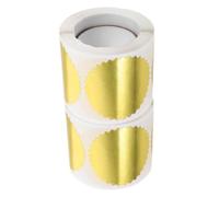 EXAOMBLE Pegatinas para Certificados y Medallas, 2 Rollos Adhesivos , Recomendadas para Padres y Actividades Escolares