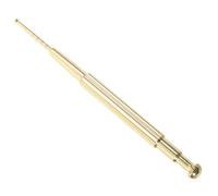 EXAOMBLE Pluma de Acupresión de Cobre con Resorte para Detección Precisa de Puntos Auriculares, Masajeador Facial Cuello, Herramienta para Auriculoterapia Segura y Eficaz