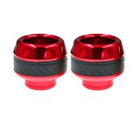 EXAOMBLE Protector de Horquilla Delantera de Motocicleta en Aleación de Aluminio Acabado Artesanal y Diseño Rojo para Uso en Motos Eléctricas y Ciclomotores