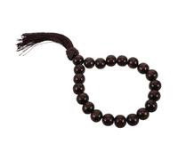 EXAOMBLE Puesto De Adornos De Cuentas Pulsera Hombre Pulsera De Secuoya Gigante China Perlas De Preocupación Pulsera Ojo De Tigre Mujer Cuentas De Oración Mala Collar Mala Dark Brown Madera