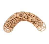 EXAOMBLE Recortes de Madera Formas de Números para Manualidades Diy, 31 Piezas Pintables de Madera Creativa para Decoración y Enseñanza Infantil