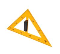 EXAOMBLE Regla Triangular Didáctica Magnética 40 Cm Color Amarillo, Herramienta de Enseñanza para Profesores, Tablero Plástico Resistente para Dibujo y Geometría, Accesorio Escolar