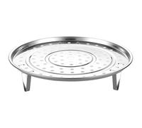 EXAOMBLE Rejilla de Vapor Accesorio de Cocina Multifuncional Buena Ventilación de Acero Inoxidable Ligera para Cocinar al Vapor Bollos y Maíz
