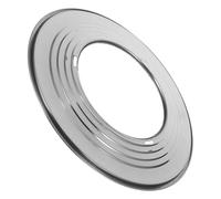 EXAOMBLE Rejilla Superficie Lisa y Borde de Vapor Multifuncional de Acero Inoxidable para Uso Doméstico Adecuado para Cocina Personal