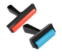 EXAOMBLE Rodillos de Goma 2 Piezas para Manualidades DIY, Herramienta Aplicadora de Arte Rodillo Suave y Fácil de Agarrar para Proyectos de Pintura Gemas
