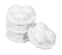 EXAOMBLE Ruedas Autoadhesivas para Muebles Diseño, Mini Rueda Giratoria de Acero Inoxidable y Pp para Tareas de Limpieza Hogar, Soporte Pesado