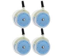 EXAOMBLE Ruedas Delanteras Aplicables para Cochecito y Andador de, 4 Piezas, Material Pp Resistente al Desgaste, Fácil Instalación para Dormitorios y Hogares con Alfombra