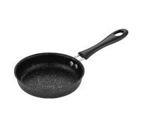EXAOMBLE Sartén Calentamiento Rápido Antiadherente Mini de Acero Inoxidable y Diseño Resistente para Huevos y Tortillas para Cocina en Casa y Restaurante