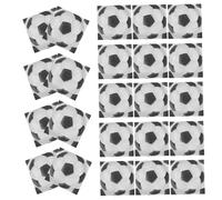 EXAOMBLE Servilletas De Fiesta De Fútbol 20 Pcs Decoraciones Deportivas Ligeras y Absorbentes