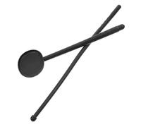 EXAOMBLE Set Compacto de Placa Oclusora de Plástico Negro y Puntero Manual Ergonómico para Examen Visual en Hospital y Optometría Profesional