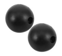 EXAOMBLE Soporte de Goma para Diapasón 2 Piezas, Base Circular Negra, Diseño Estable y Portátil para Terapia de Sonido, Meditación y Curación Holística, Accesorio para Chakras y Bienestar