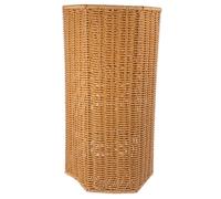 EXAOMBLE Soporte De Paraguas De Plástico De Imitación De Ratán para Almacenamiento Interiores Soporte Decorativo para Entrada y Salón Capacidad Organizador Práctico para Paraguas y