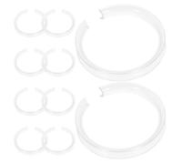 EXAOMBLE Soporte de Pulseras de Acrílico Transparente para Exhibición y Organización de Joyas, Diseño Minimalista y Ahorro de Espacio, Paquete de 10 Piezas para Tiendas y Comercio
