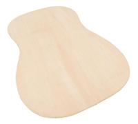 EXAOMBLE Tablero para guitarra con forma de calabaza en madera maciza para proyectos de luthier y cuerdas de guitarra eléctrica