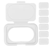 EXAOMBLE Tapa para Toallitas Húmedas para Ñiño Abatible y Reutilizable, Tamaño, Material Plástico Resistente, Adecuada para Dispensadores y Uso en Cuidado de Recién Nacidos