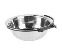 EXAOMBLE Tazón Colgante para Perros de Acero Inoxidable Resistente con Soporte para Jaulas Cuenco para Alimentos y Agua para Gatos y Cachorros el Hogar