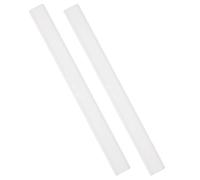 EXAOMBLE Tiras de Repuesto de Goma y Silicona de Color Fácil Instalación y Sustitución Pack de 2 Piezas de Color para Escobilla Limpiacristales para Ventanas y Duchas