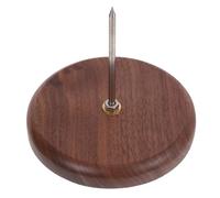 EXAOMBLE Titular del Recibo de Madera Marrón para Restaurantes y Comercios, Soporte Multipropósito de Hierro y Madera para Facturas y Archivos, Uso Prolongado