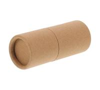 EXAOMBLE Tubo de Papel Kraft Vacío para Aceites Esenciales 10ml Tapa, Recipiente Resistente y Caja de Embalaje para Manualidades y Almacenamiento Seguro