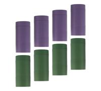 EXAOMBLE Tubos de Plástico Giratorios para Desodorante 40g, Envases Vacíos Recargables para Cosméticos Sólidos, Pack de 8 Piezas para Uso en Vacaciones y Contenedores Portátiles