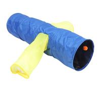 EXAOMBLE Túnel para Gatos Plegable y Compacto, Juguete Interesante para Gatos Domésticos Diversión Temática y Múltiples Accesos