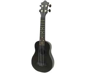 EXAOMBLE Ukelele para Principiantes de Concierto Negro Madera y Fibra de Carbono, Entonación Fija y Resistente a Deformaciones, Adecuado Cooperación Mano-ojo Color Color Aleatorio