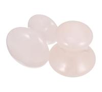 EXAOMBLE Varillas de Masaje de Cristal en Polvo Rosa para Masaje de Hombros, Fáciles de Sostener y Amigables la Epidermis, 2 Piezas de Diseño Atractivo para Obsequio Saludable