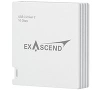 Exascend 4 en 1 CFexpress/SD/SD Express/microSD Multi Card Reader, 10Gbps, USB-C, MagSafe para montar en teléfono y PC